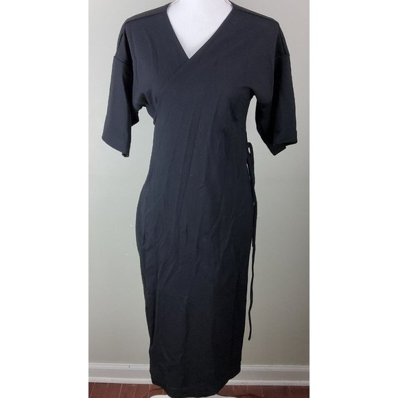 Paridaez Women's Heron 4 In 1 Wrap Dress Black Size M $298 - Picture 5 of 7